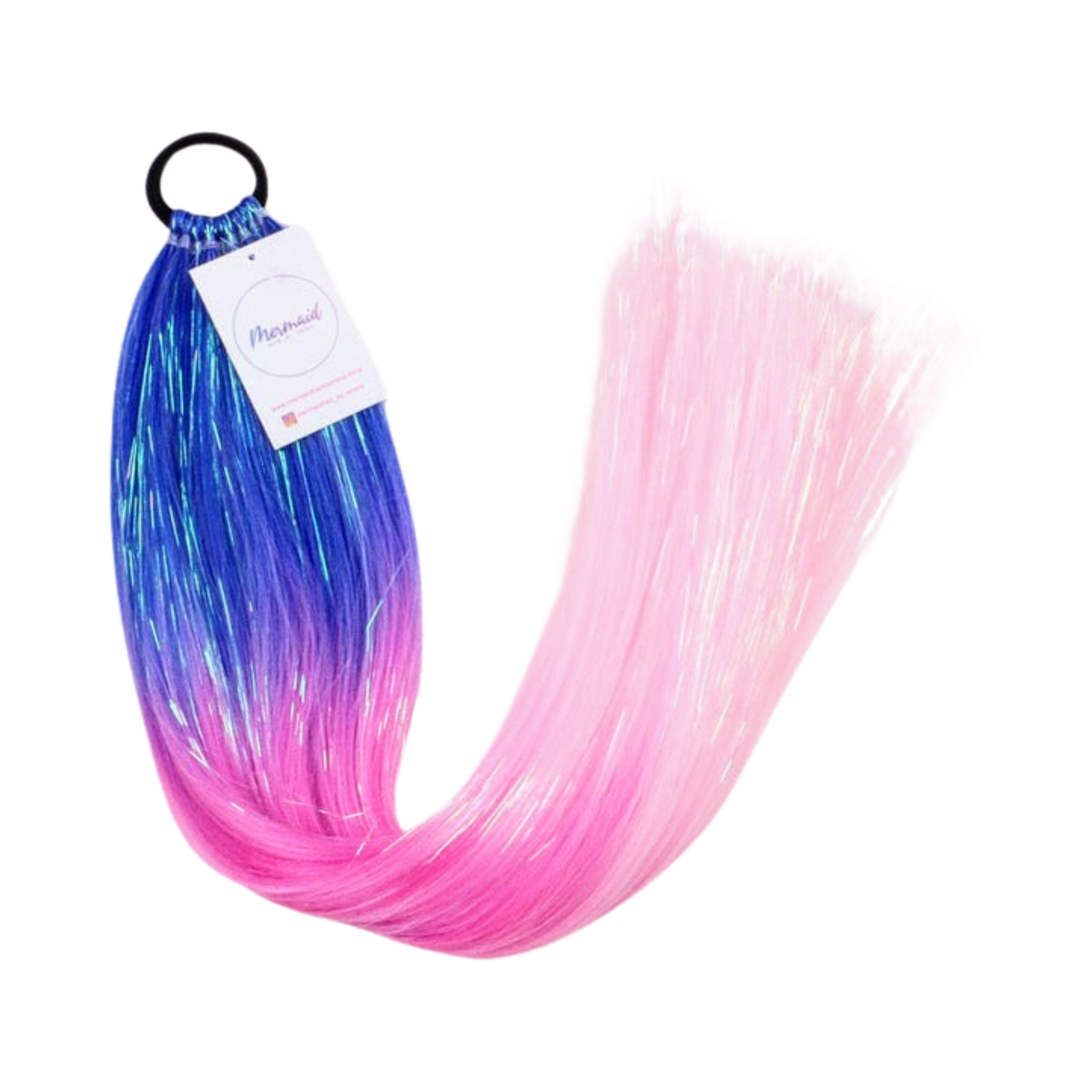 Insta-Worthy Mermaid Hair & Party Glitter Temporary Tinsel