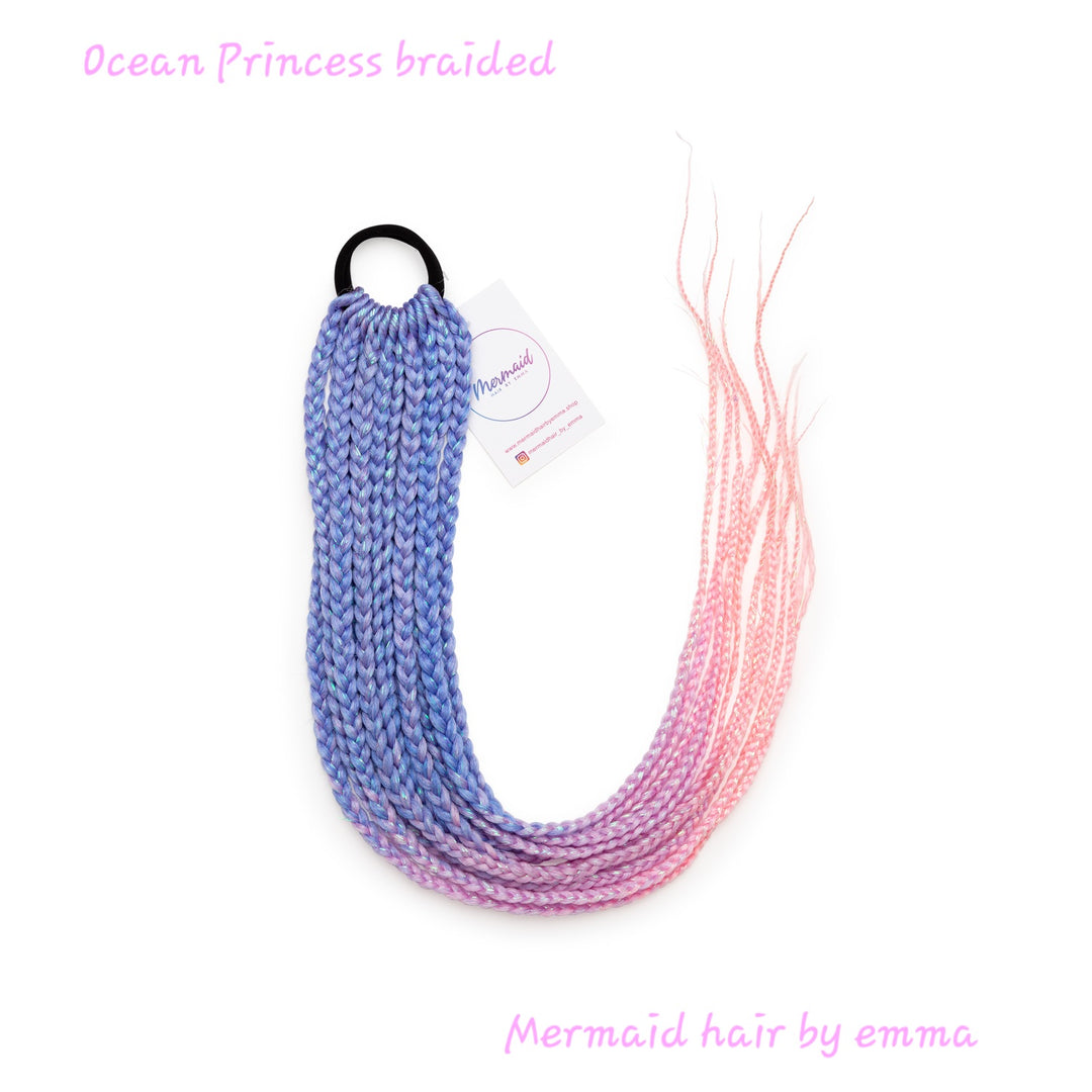 Pre-Braided Ocean Princess With Tinsel