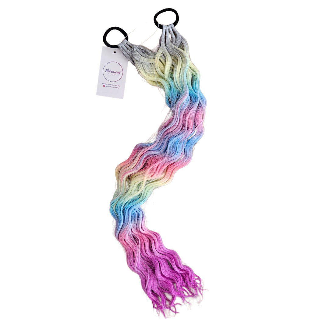 Mermaid Tie-in Waves Pig Tails