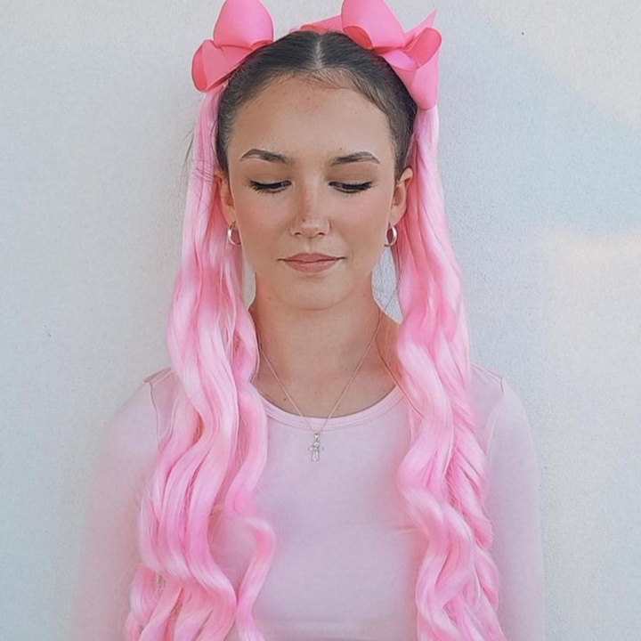 Mermaid Curls Pink