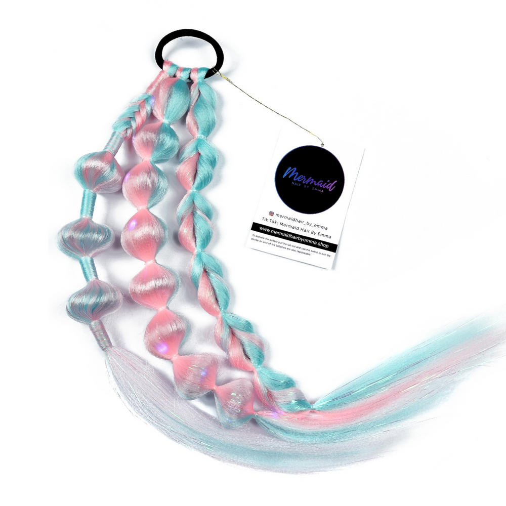 Tie In Led Bubble hair.