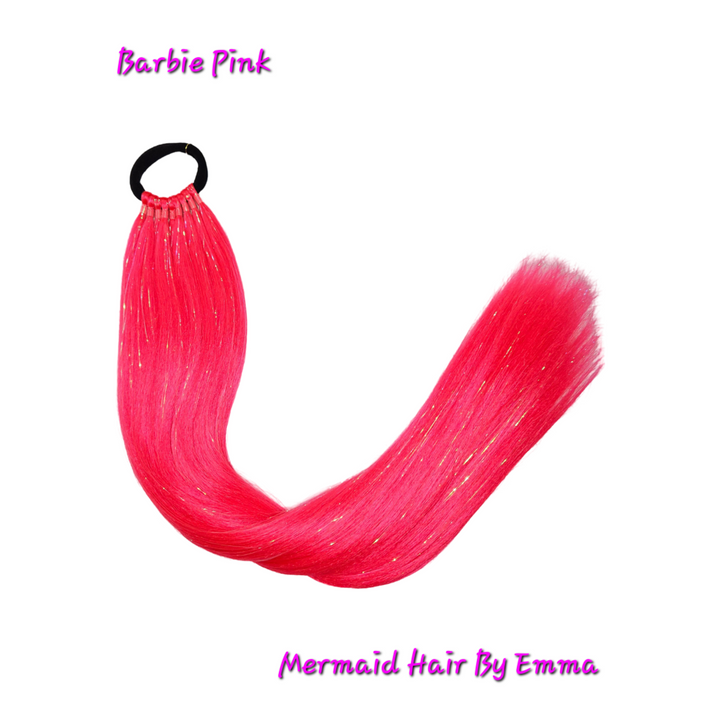 Ex Dispaly Barbie Pink With Tinsel