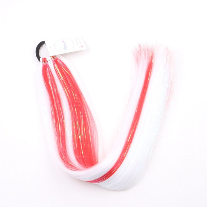 Candy Cane Red  with Tinsel