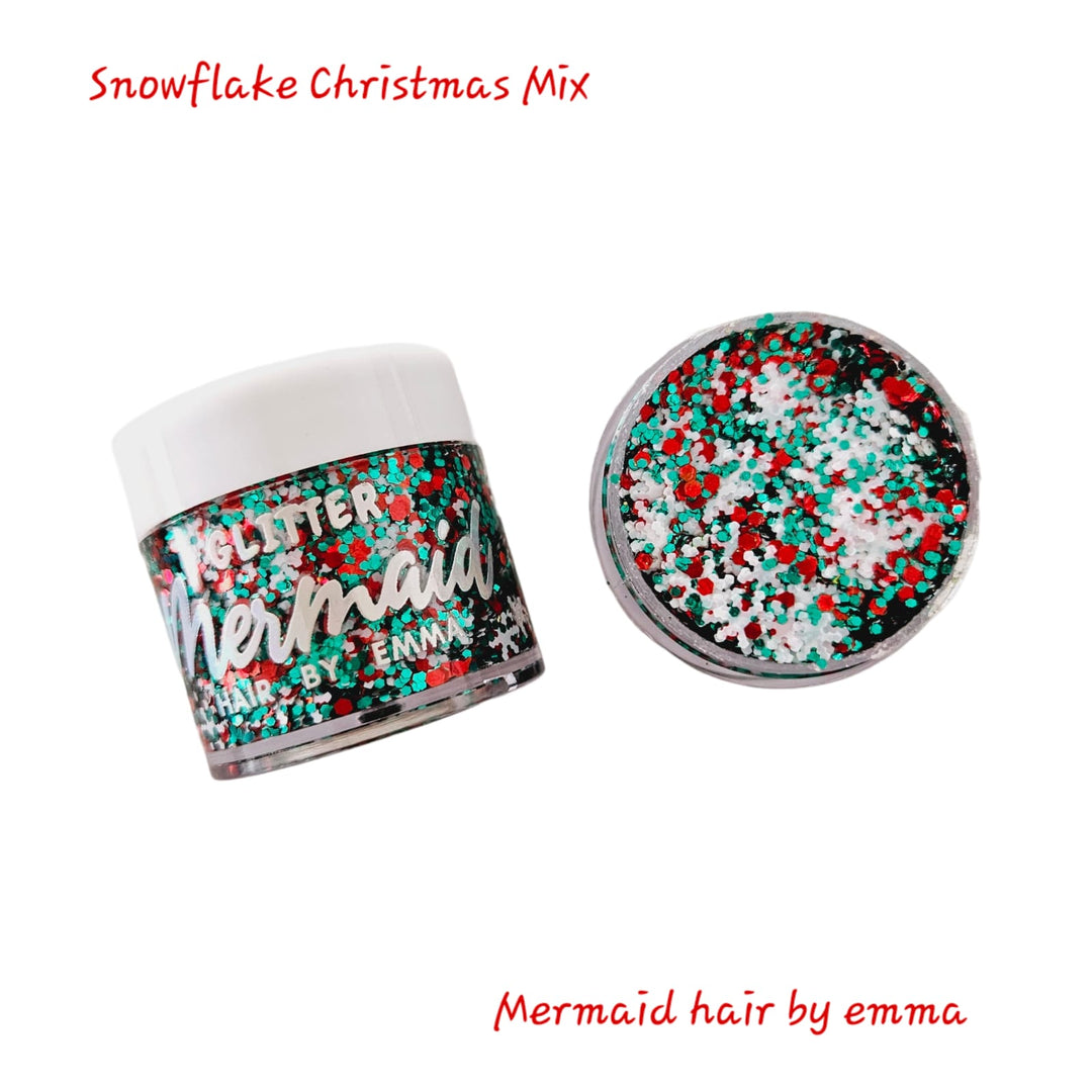 Snowflake Mermaid Glitter Snowflake Mermaid Glitter