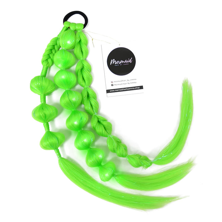 Festival Hair Extensions - Green Light