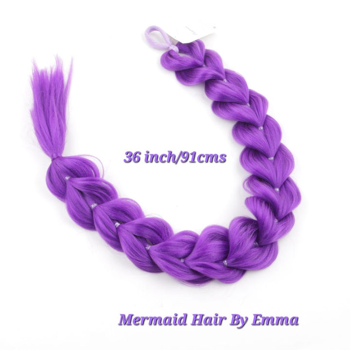 Purple Dragon Braid- No Tinsel