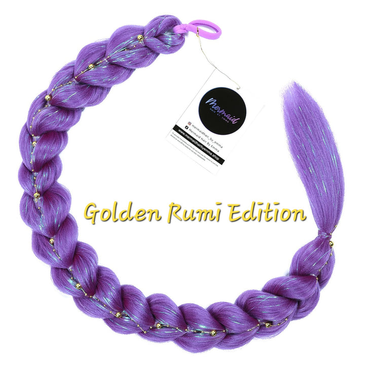 Golden Rumi Dragon Braid with Gold Pearl