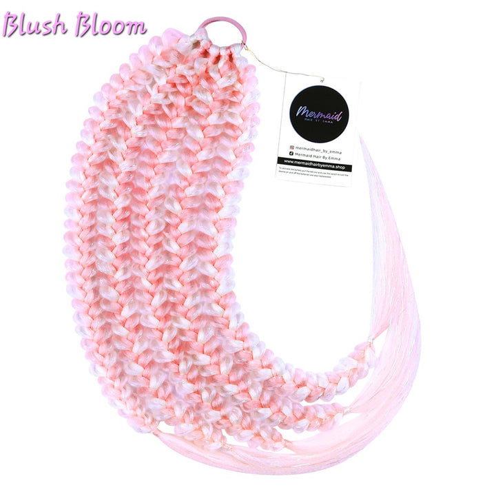Blush Bloom Infinity Dragon Braid