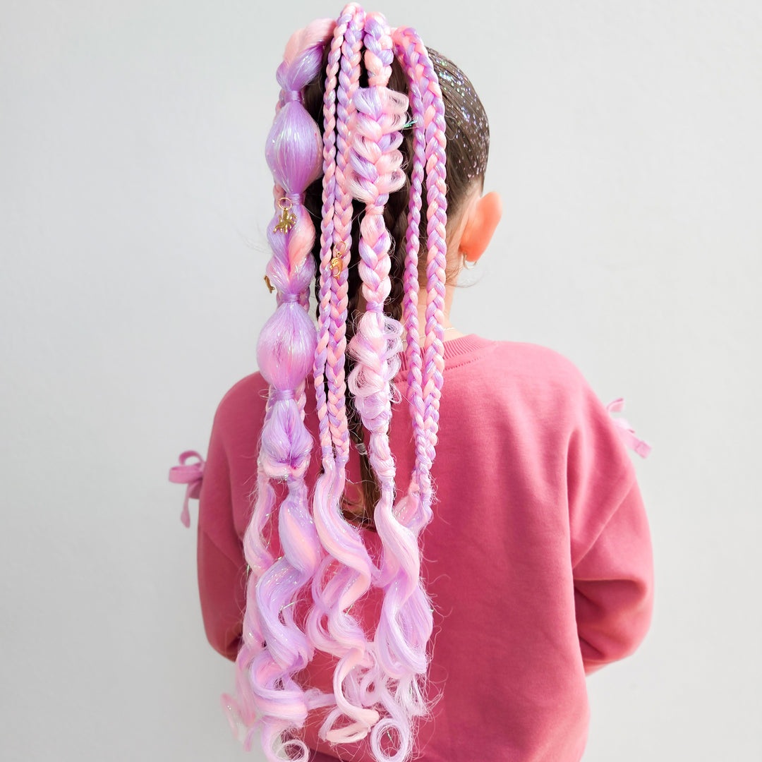 Perfect Purple Charm Ponytail