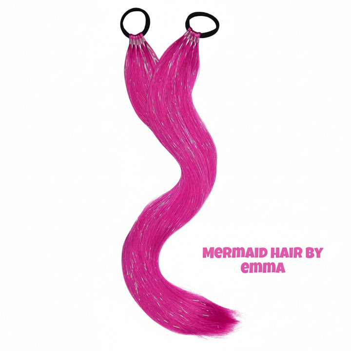 K Pop Hair Extensions on a hair tie