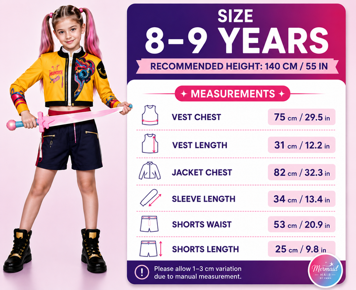Kids Vibrant Stage & Festival Outfit - 3 Piece