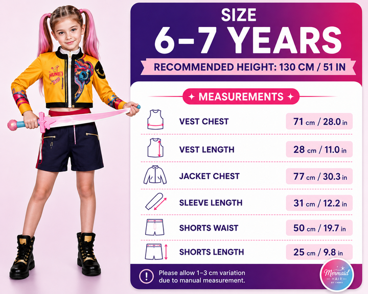 Kids Vibrant Stage & Festival Outfit - 3 Piece