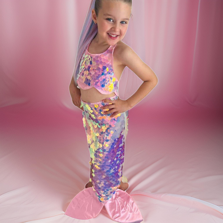 Mermaid Costume Pink Shimmer