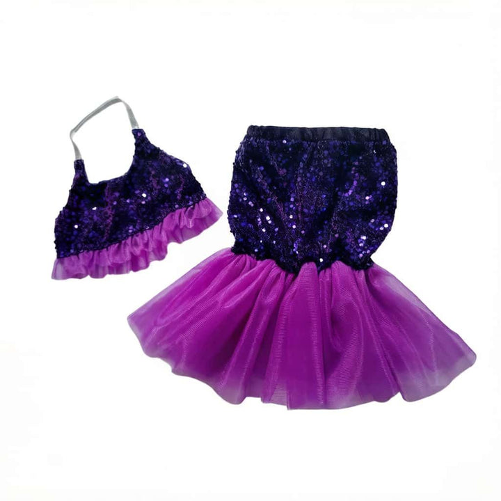 Mermaid Dress- Purple Sequin