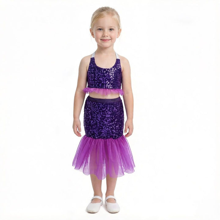 Mermaid Dress- Purple Sequin