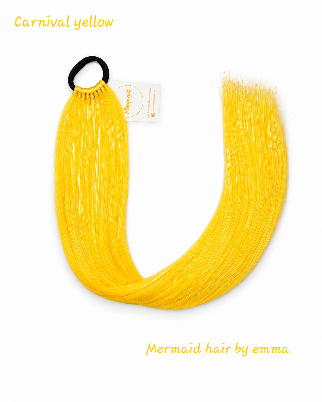 Carnival- Yellow with Tinsel
