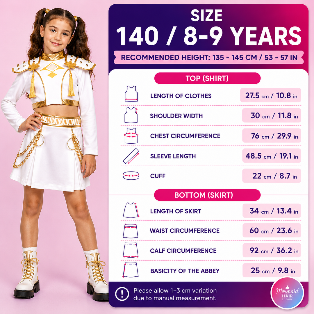 K-Pop Gold Edition Costume - Kids
