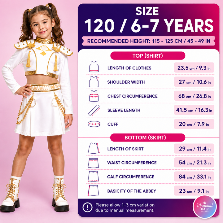 K-Pop Gold Edition Costume - Kids