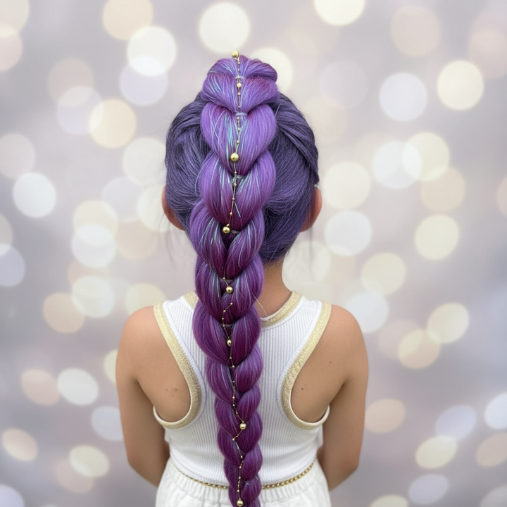 Golden Rumi Dragon Braid with Gold Pearl