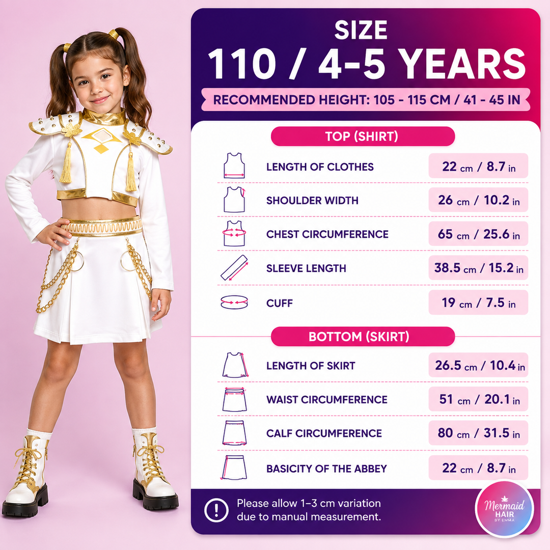 K-Pop Gold Edition Costume - Kids