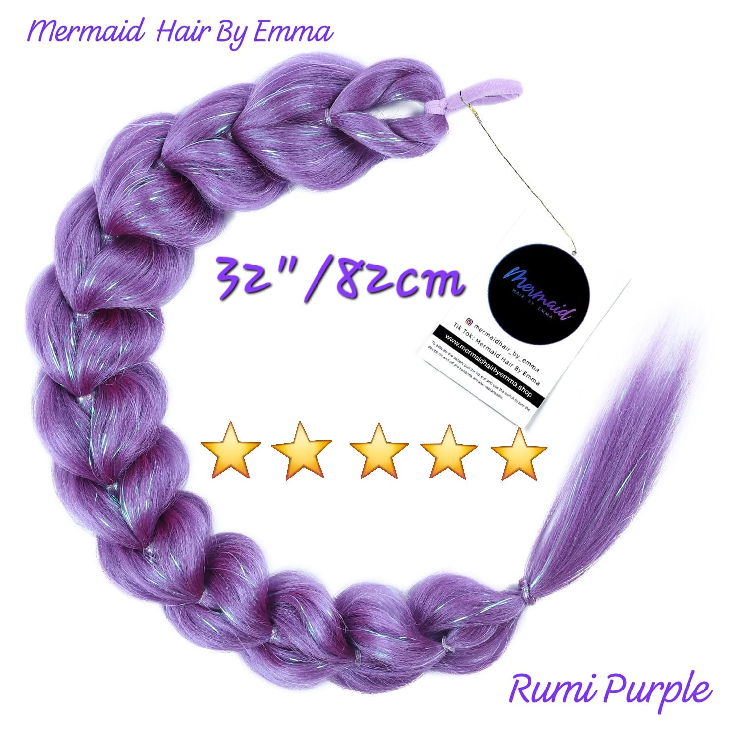 Rumi Purple Braid - 32