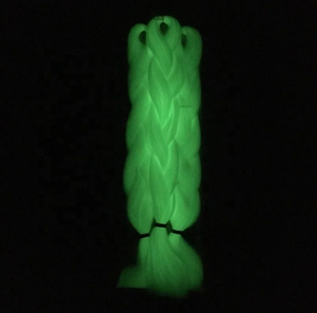 Glow In The Dark  Green With Tinsell